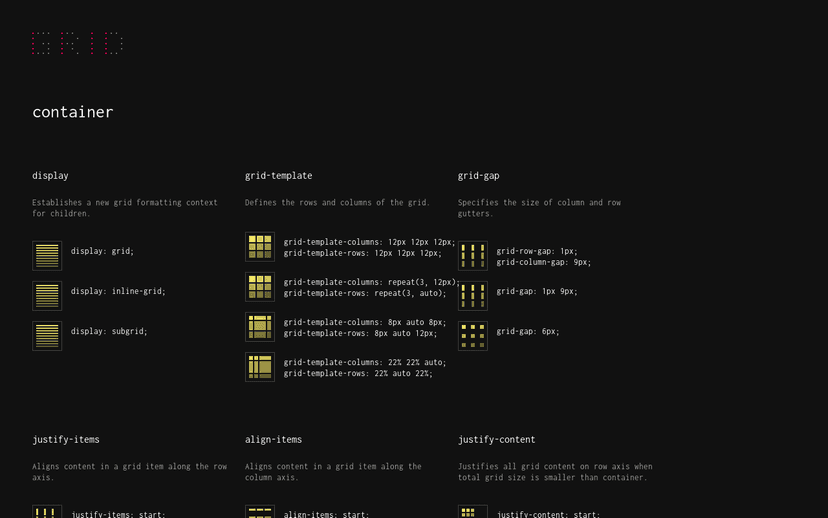 Grid Cheatsheet